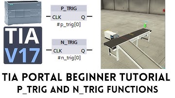 TIA portal tutorial - n_trig & f_trig functions