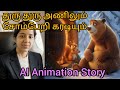 # துரு துரு அணிலும் சோம்பேறி கரடியும் கதை # AI Animation Story Tamil  # viral story # subscribe 