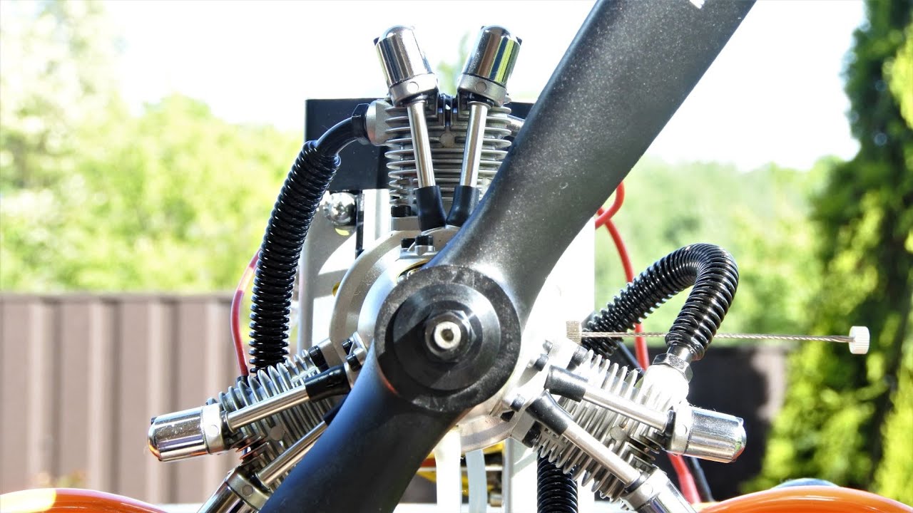 Saito FA 120R3 new engine test run