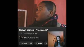 SHAWN JAMES- NOT ALONE  I REALLY LOVE HIS MUSIC  💜🖤INDEPENDENT ARTIST REACTS