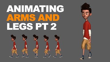Animating a Walk Cycle On The Spot - Animating Arms And Head Part 2