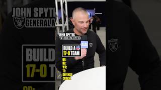 Raiders GM John Spytek builds his ALL-TIME 17-0 team #nfl #raiders
