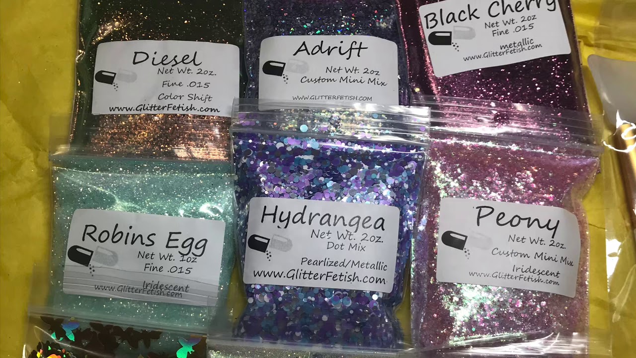 Unboxing glitter fetish subscribe box