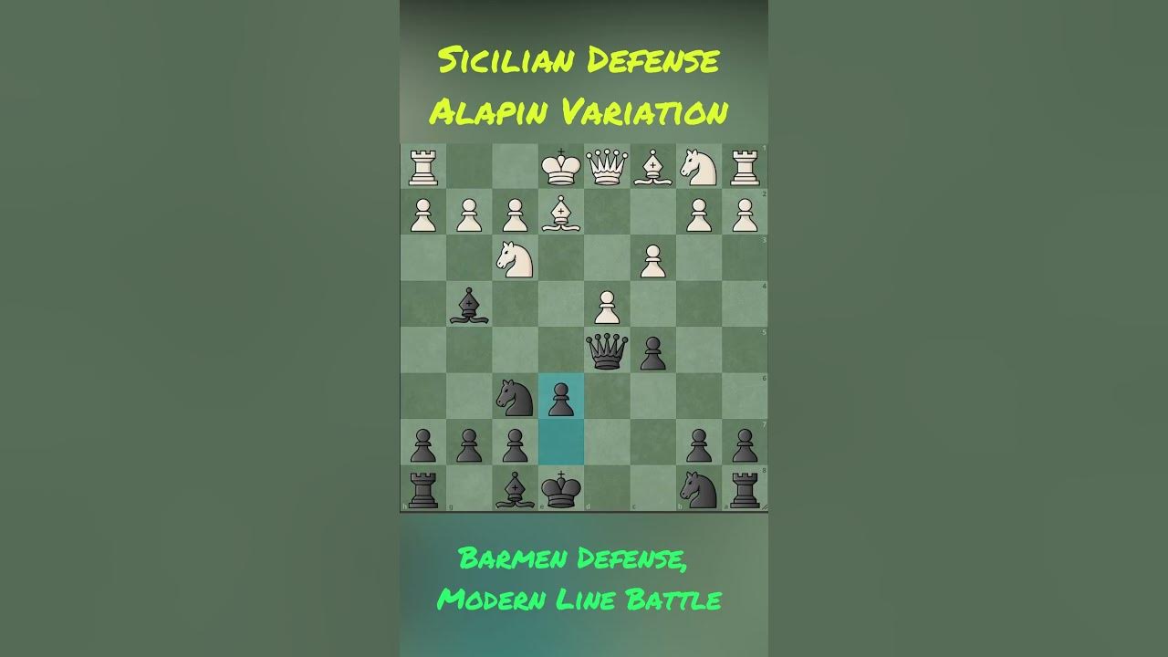 Sicilian Defense - Alapin Variation 