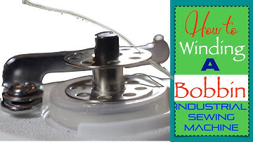 How to Wind a Bobbin on a Industrial Sewing Machine | Jack Industrial Sewing Machine| Beginners