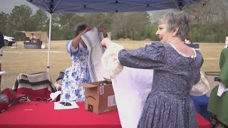 Hundreds of students participating in Living History Day at Aiken High School