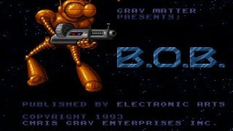 B.O.B. - Super Nintendo - Start-Up - Opening - Title Screen - SNES