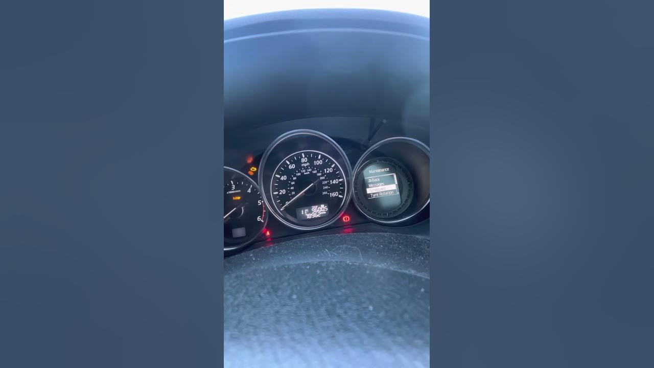 How to reset the service light on a 2014 Mazda cx5 - YouTube