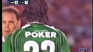 GOLES DE ALVARO DOMINGUEZ Y ROLAN DE LA CRUZ  JUNIOR VS DEPORTIVO CALI NOVIEMBRE 26 DE 2005