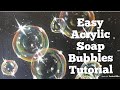 How to Paint Bubbles Easy Acrylic Tutorial for Beginner and advanced artists.