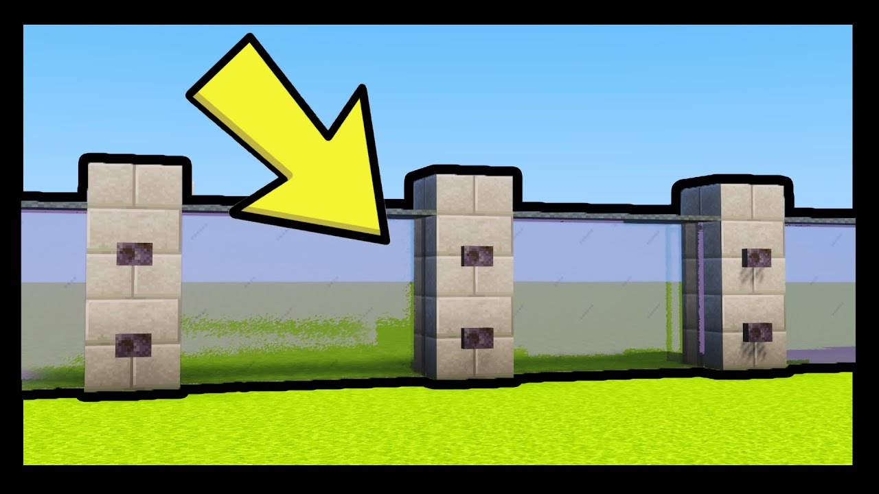 COMMENT FAIRE DES CLOTURES DANS MINECRAFT (tuto) - YouTube