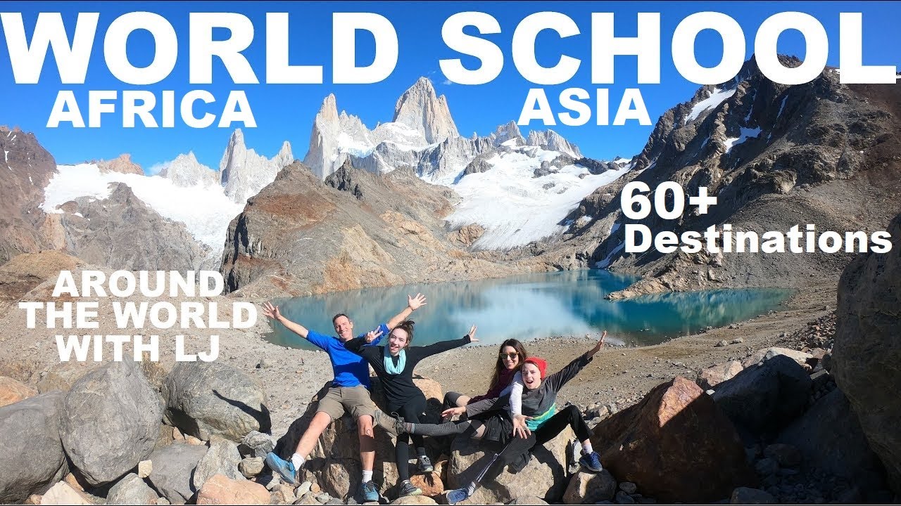WorldSchool Around the World Family Trip. 60+ Destination in Africa, Asia, Europe, South