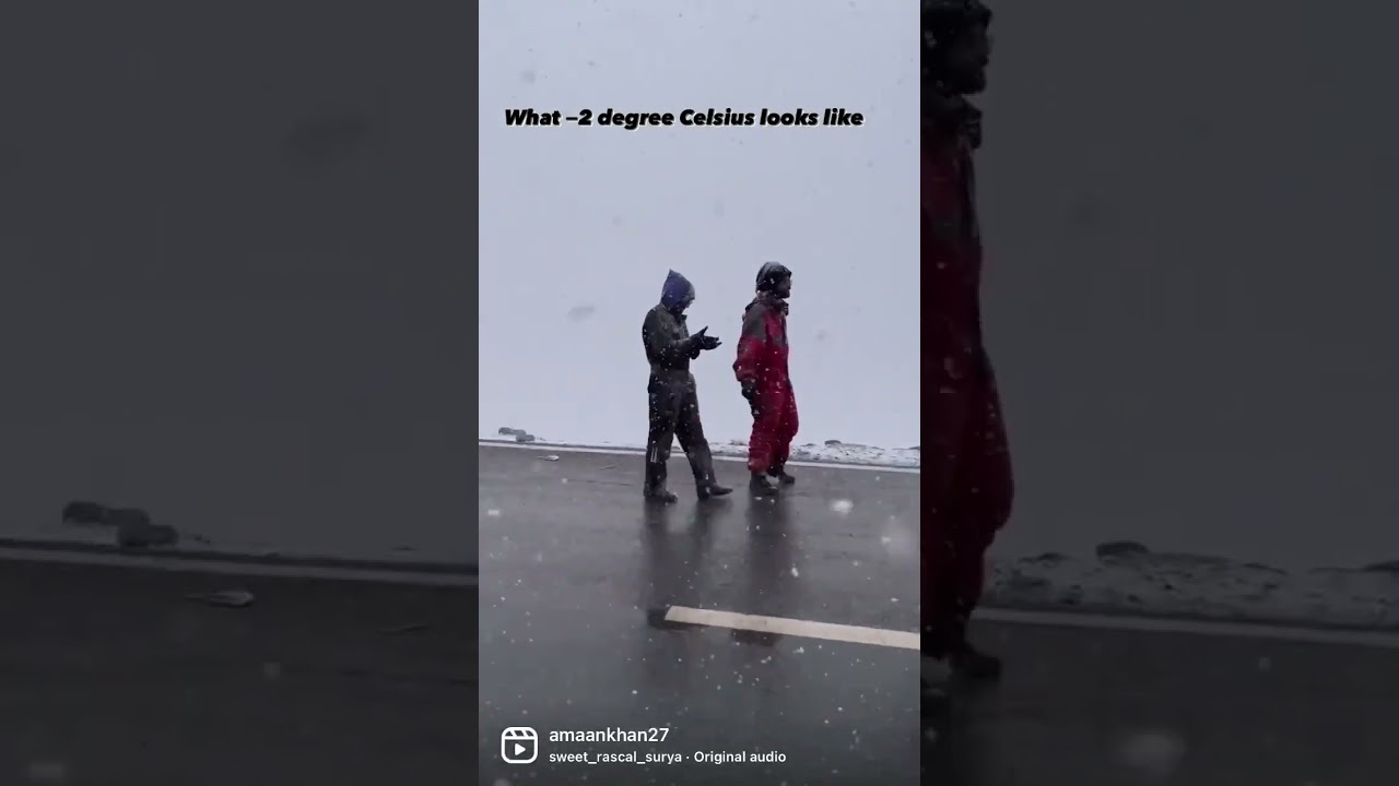 ROHTANG PASS IN WINTER || MANALI || SNOWFALL || -2 DEGREE CELSIUS