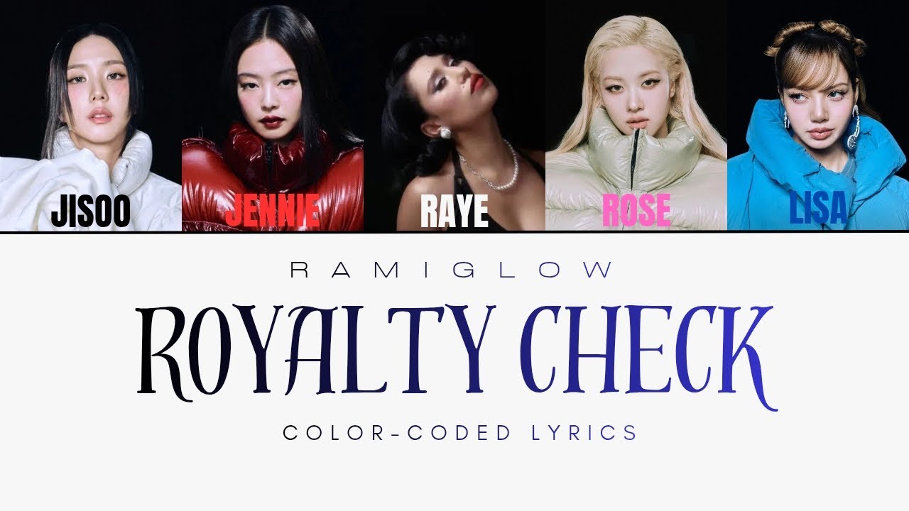 ROYALTY CHECK - BLACKPINK FT. RAYE(color coded lyrics)