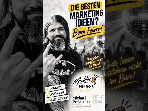 Seine Marketing Ideen entstehen beim Feiern