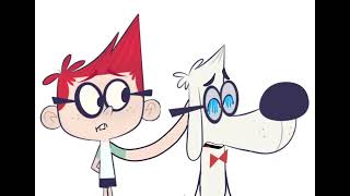 Sherman comforts Mr Peabody (Mr Peabody crying)