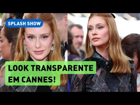 Marina Ruy Barbosa deixa seios à mostra e ousa no Festival de Cannes