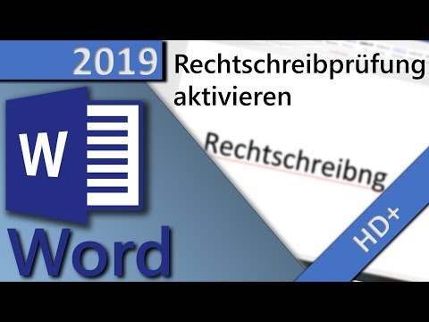 Video: Wie füge ich Word 2016 eine Rechtschreibprüfung hinzu?
