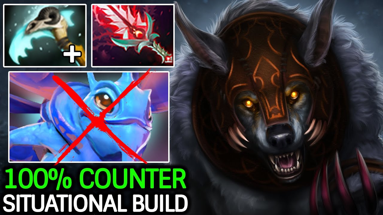 Ursa Situational build – Bloodthorn + Hex Counter Puck Mid Dota 2