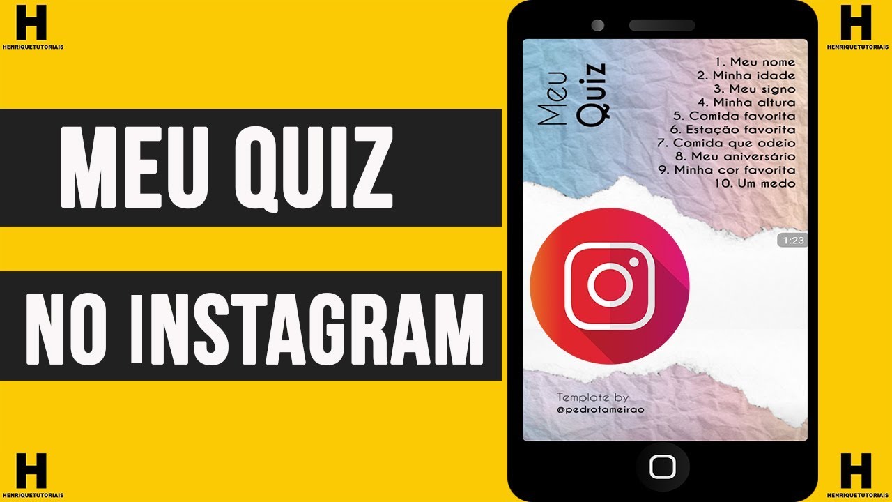 Como fazer o 'Meu Quiz' no Instagram
