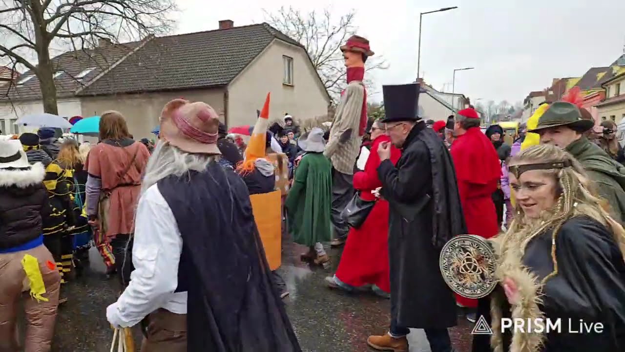 Milevské maškary 2026, průvod od začátku do konce a pokus o rekord v poštu masek!