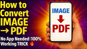 Convert Image to PDF in Android without Any App | No Third Party App Needed!