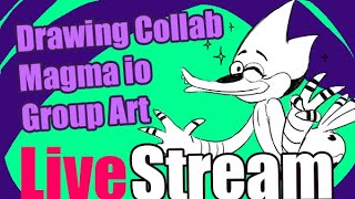 Drawing Together in Magma! Art Collab!