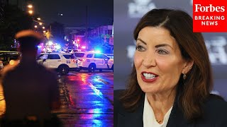 New York Gov. Kathy Hochul Unveils New Tech, Programs To Support Police | FULL PRESS CONFERENCE