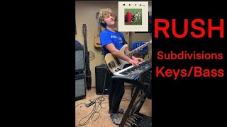 Rush - Subdivisions Keys/Bass Cover