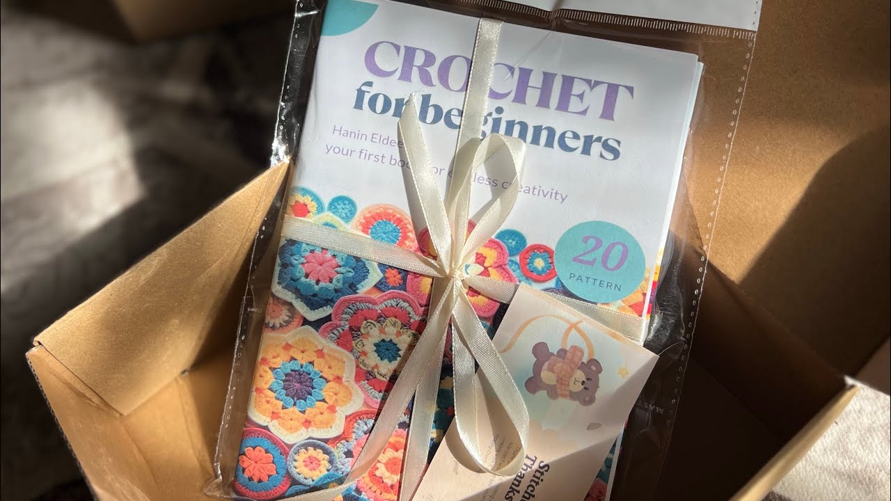 كتاب لتعلم الكروشيه وقراءه الباترون | هديه مجانيه مع كل اوردر || crochet book