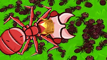 Ants.io - 1000 ANGRY ANTS vs 1 BIG QUEEN ANT ( NOOB VS PRO ) ‹ AbooTPlays ›