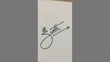 Signature for Scott | S letter signature style #shorts #signature #calligraphy