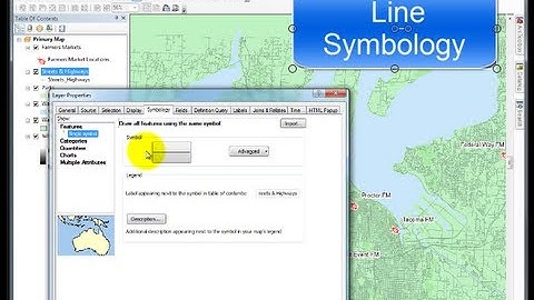 Line Symbology | a GIS Video Tutorial by Gregory Lund