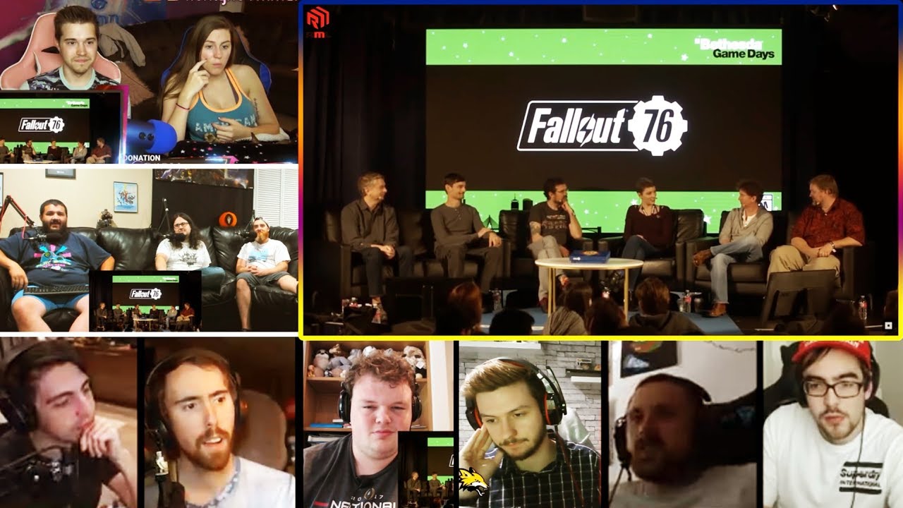 The Fall of 76 REACTIONS MASHUP