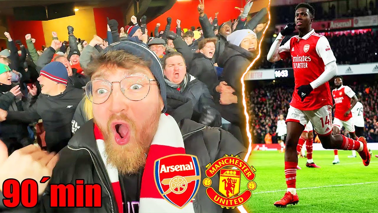 Arsenal vs. Man United - Stadionvlog 🏴󠁧󠁢󠁥󠁮󠁧󠁿🔥| 90' MIN ESKALATION & TRAUMTORE | ViscaBarca