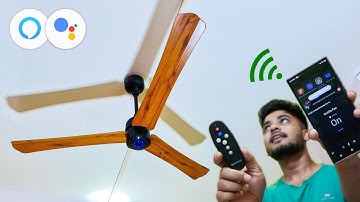 SMART CEILING FAN: Google Assistant + Alexa + Remote | Atomberg Renesa Unboxing With Setup Smart Fan