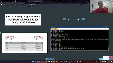 Lab 25. Configuring Spanning Tree Protocol Root Bridges Using the IOS Macro