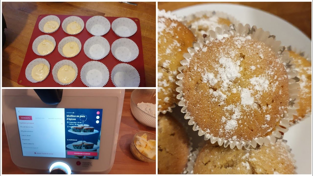 MUFFIN PAIN D ÉPICE - MONSIEUR CUISINE SMART
