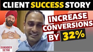 Parichay, Marketing Head Increases Conversion by 32% | Success With Sukhdev