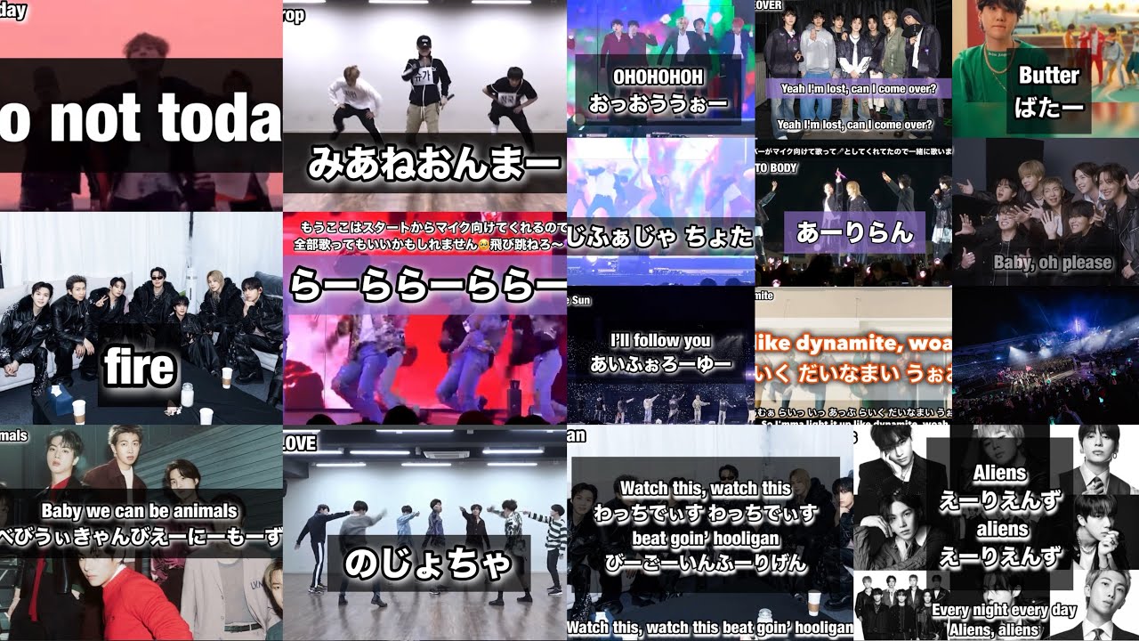 BTS ARIRANGTOUR 掛け声 全曲メドレー