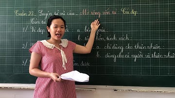 Tiếng Việt Khối 4 - Tuần 22: LTVC - Mở rộng vốn từ Cái đẹp