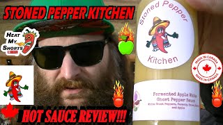 Fermented Apple White Ghost Pepper Sauce from Stoned Pepper Kitchen in BC! Maggie made some friends🤣