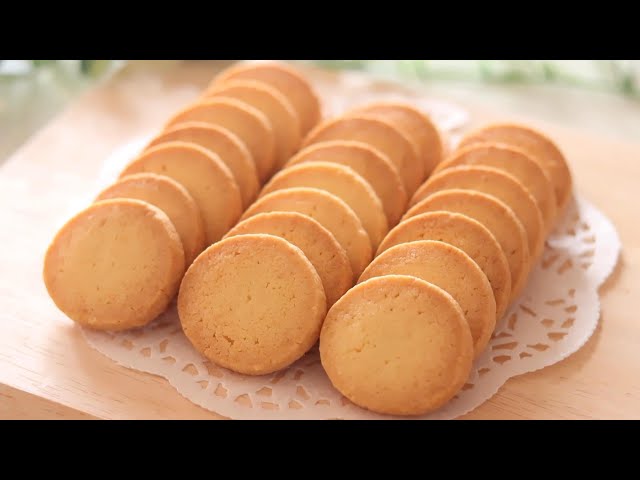 材料4つだけ！】サックサク♡簡単アイスボックスクッキーの作り方