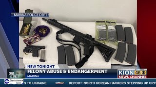 Marina man arrested for ghost gun and child endangerment