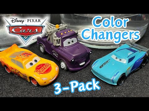 Disney Pixar Cars Color Changers 3個セット Mattel Disney•Pixar Cars Color Changers 3-Pack (McQueen, Mater
