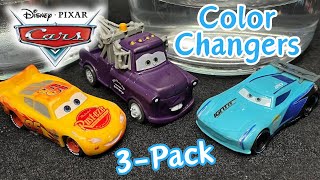Mattel Disney•Pixar Cars Color Changers 3-Pack (McQueen, Mater & Storm) Review