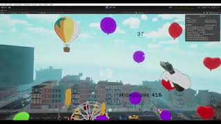 Hot Air Balloon Game I In game branding