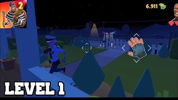 Robbery Madeness level 1 Gameplay || Robbery Madness Stealth Thief Gameplay Walkthrough part-1 ||