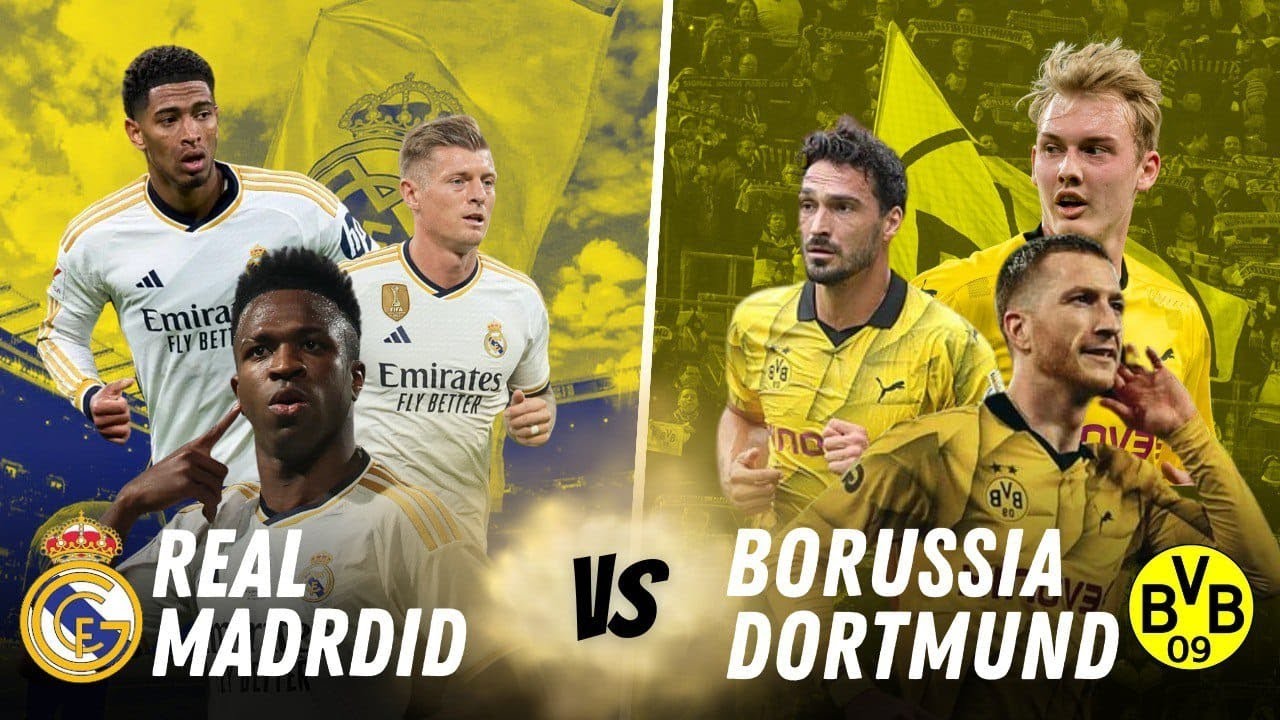 Real Madrid vs Borussia Dortmund UCL Final Live Watch Along & Reactions ...