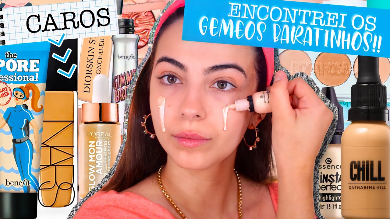 Encontrei A VERSÃO BARATINHA de VÁRIAS MAKES CARAS! ESTOY CHOCADITA! 😱